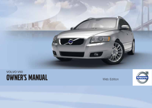 2011 Volvo V50 Owners Manual